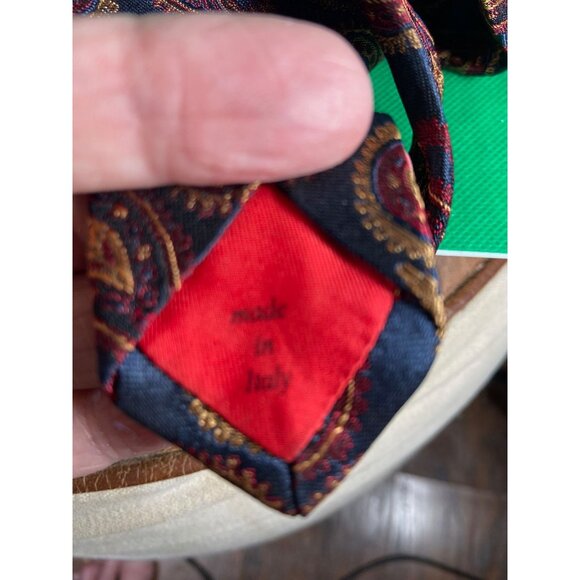 2 Ties For The Price Of 1 Barneys New York Check Pattrern & Tina Cosina Paisley - Picture 5 of 9